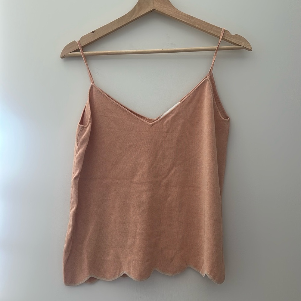 Elevate your next summer with coral spaghetti strap top!
